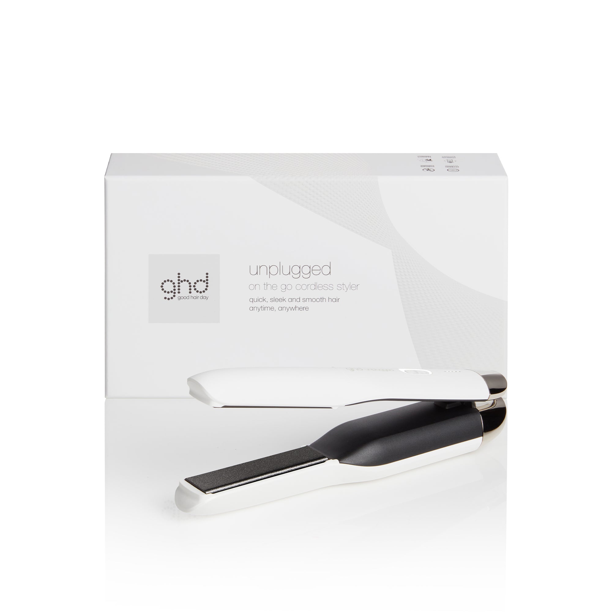Ghd Unplugged Johdoton Suoristusrauta Valkoinen