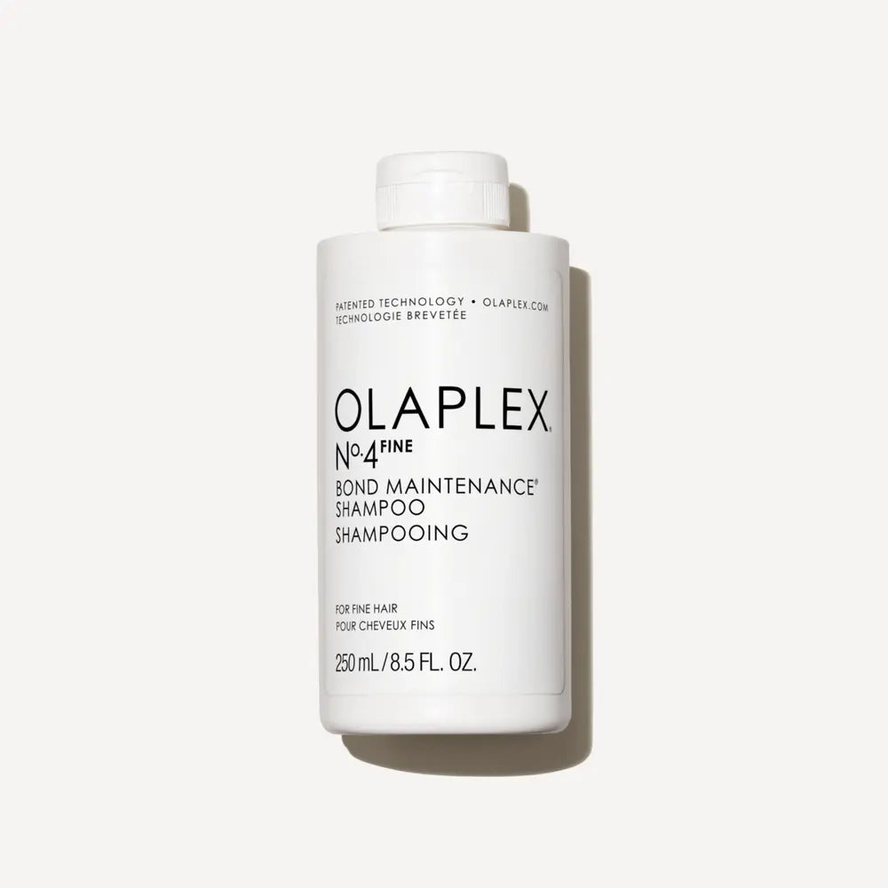 Olaplex Nº.4FINE Bond Maintenance® Shampoo - hellävaraisesti puhdistava shampoo hennoille ja tuuheutta kaipaaville hiuksille.