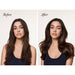Oribe Mirror Rinse Glass Hair Treatment ennen ja jälkeen