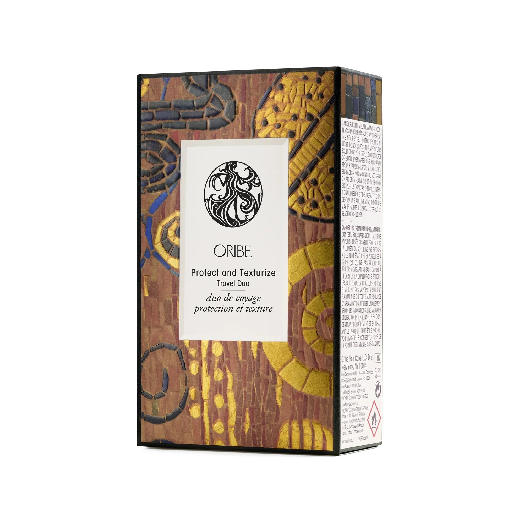 Oribe Protect & Texturize Holiday 2026 Travel Duo lahjapakkaus.