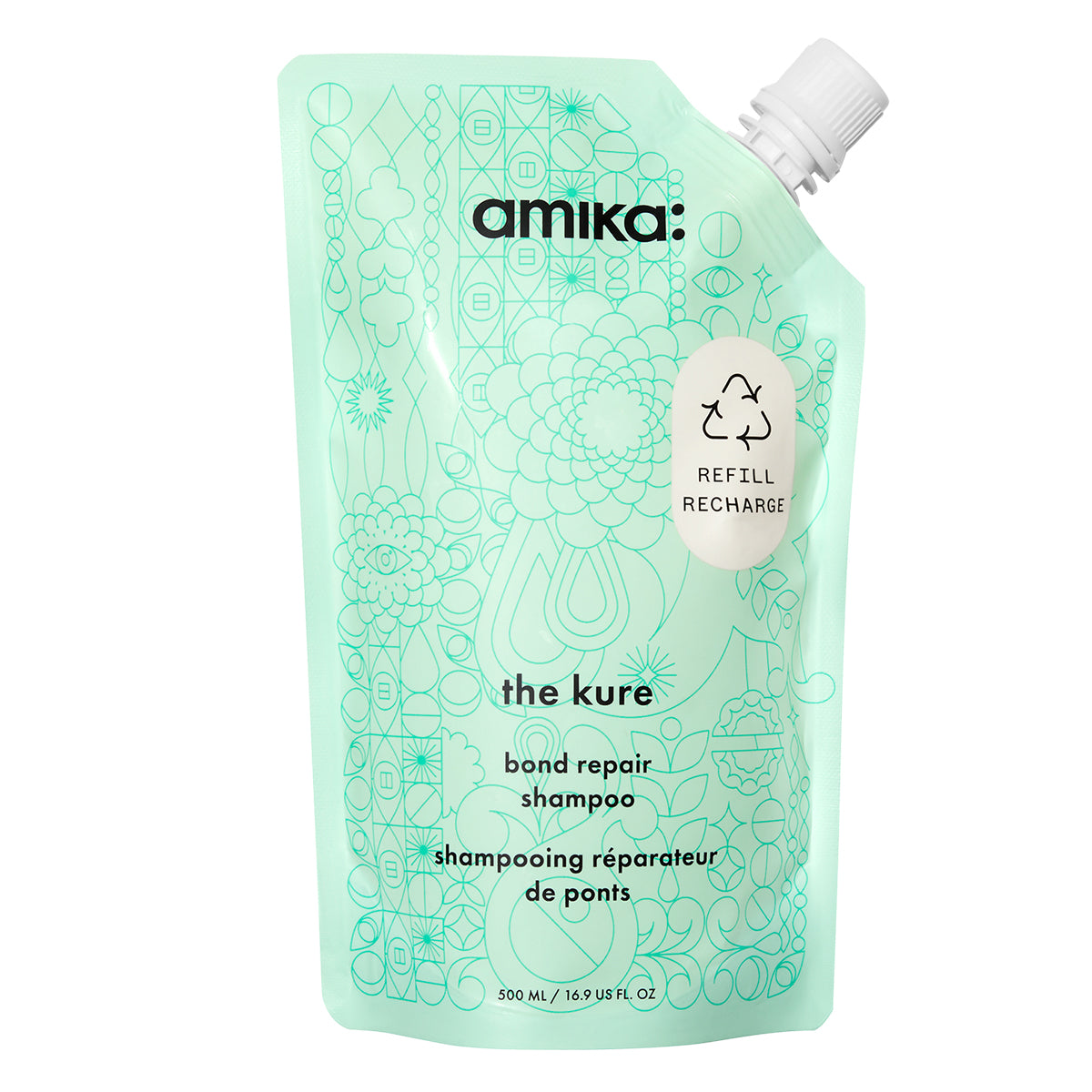 Amika The Kure Bond Repair Shampoo 500ml