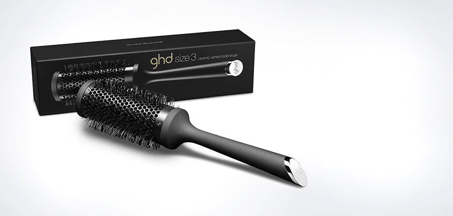 Ghd - pyöröharja ja tuotepakkaus koko 3 halkaisija 45mm